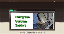 Desktop Screenshot of evergreenvacuumseeders.com